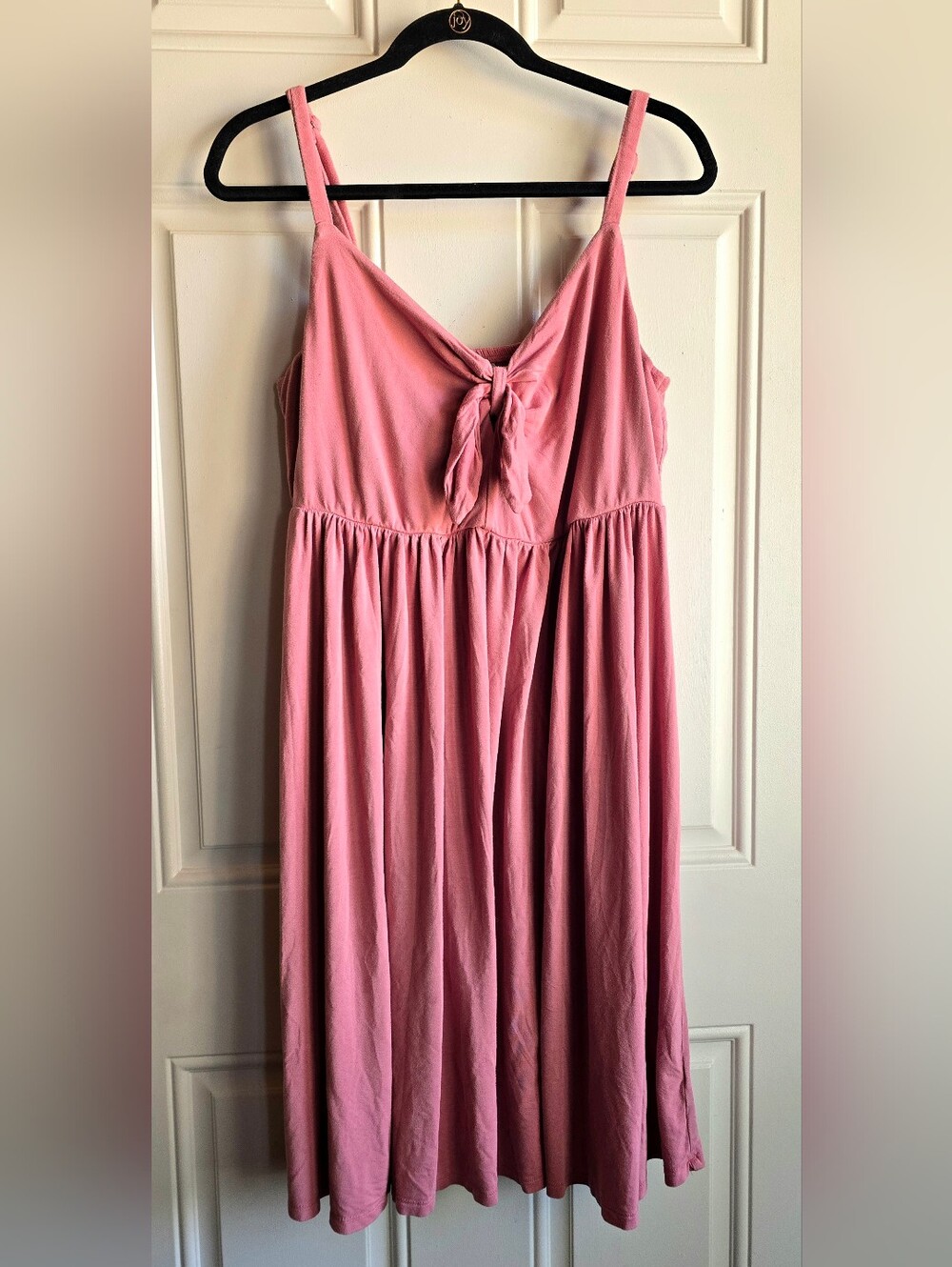 torrid Rose Pink Tie-Front Knit Dress, torrid size 1, 1X, US 14-16